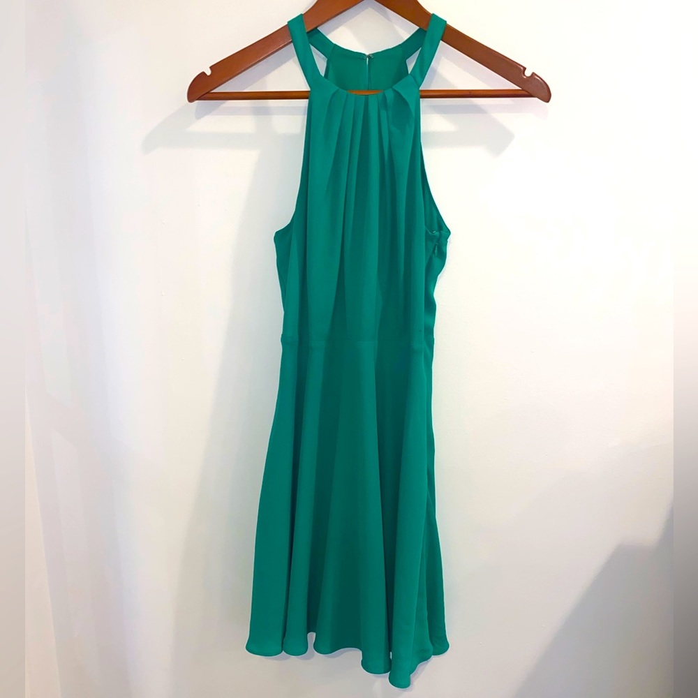 Express Women's Green Halter Neck Dress, sz 4